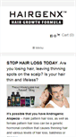 Mobile Screenshot of hairgenx.com